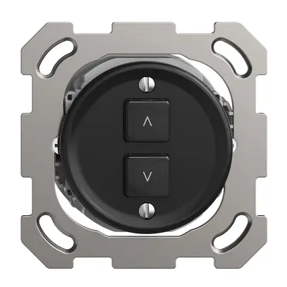 Interrupteur stores ENC 1K/2T Sdue Wiser noir 