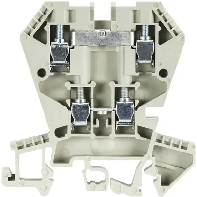 Morsetto passaggio componibile WK 0.5…4mm² 32A 400V 2×vite 2 piani TH35/G32 grc 