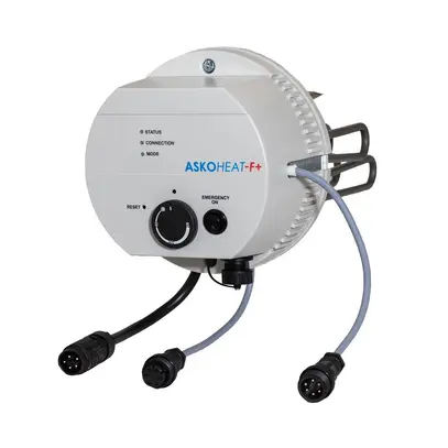 ASKOHEAT-F+ AHFR-BI-plus-3.5 riscaldatore a flangia Ø180 mm a 7 veloc 