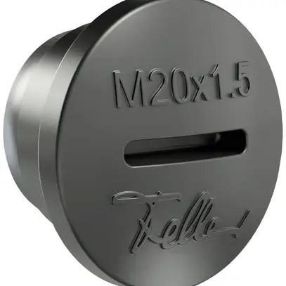 Bouchon de fermeture Feller pour entrée de tube M20 laiton nickelé 