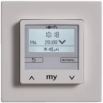 UP-Steuerung Somfy Soliris Smoove Uno, EDIZIOdue, weiss 