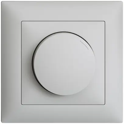 Variateur LED universel ENC EDIZIOdue FMI, 4…200W/400W/VA gris clair 