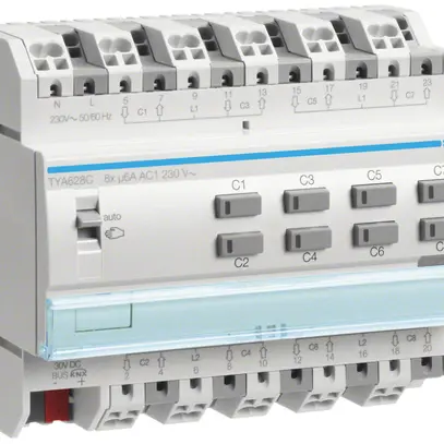 Atuattore di persiana KNX Tebis 230V octuplo 