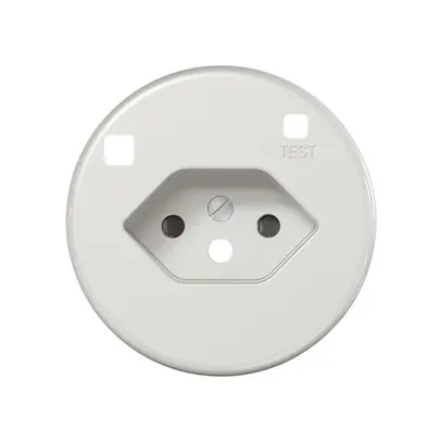 Kit di copertura CLASSIC Z/E per presa FI T13 con shutter bianco 