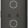 Boîte d'encastrement ABB-Welcome, taille 1/4 (4 modules), noir 