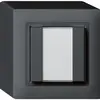 Poussoir universel AP 2×kallysto sans LED anthracite 