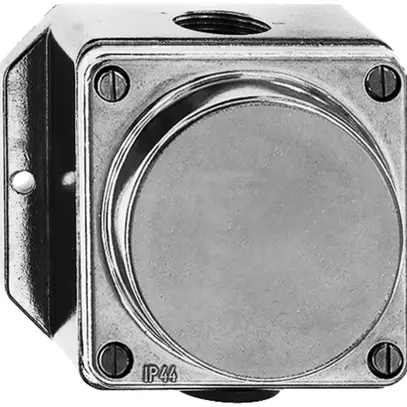 Scatola vuota AP FH AG bagn. Alu polito, vuoto 