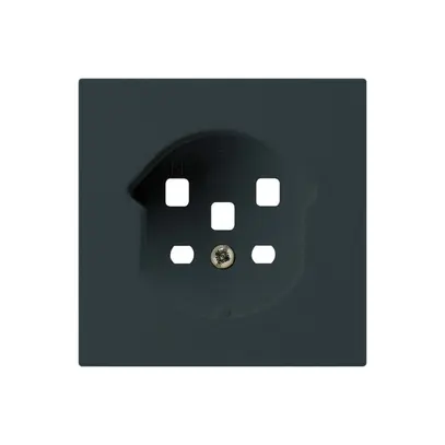 Kit frontale HA kallysto per presa tipo 25 con morsetti a innesto nero 