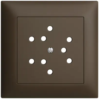 Kit frontale EDIZIOdue coffee 88×88mm 3×T12 