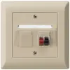 Presa INC audio kallysto.line 1×beige morsetto per 1 altoparlante 