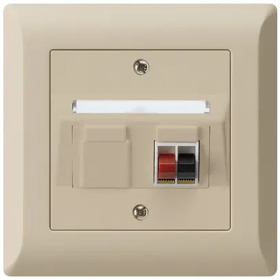 Presa INC audio kallysto.line 1×beige morsetto per 1 altoparlante 