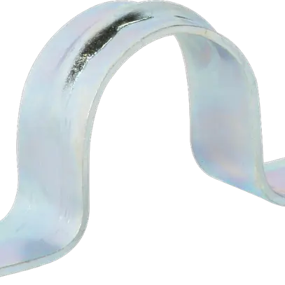 Bride acier 2 vis M25 zing. 