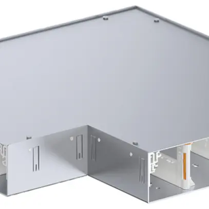 Flachwinkel tehalit BKG Unterteil Innen-/Ausseneck für Bodenkanal 400×550×80mm 