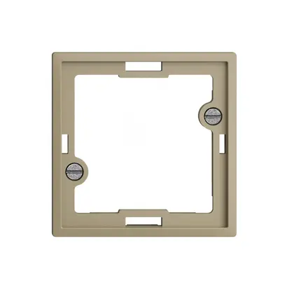 Placca frontale EDIZIOdue sand per lampada spia piatta 