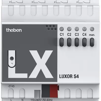 Attuatore-commutatore KNX AMD Theben LUXORliving 4-canale 