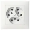 Prise ENC SIDUS 3×T23/1 blanc 