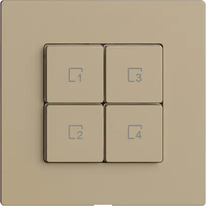 Comando per pulsante scena 4 scene/4T Edue Wiser sand 