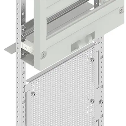 Montante con placca di montaggio SE 3f Media+ 2f DIN 