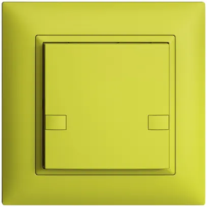 Poussoir ENC KNX 1× EDIZIOdue colore lemon RGB sans LED 