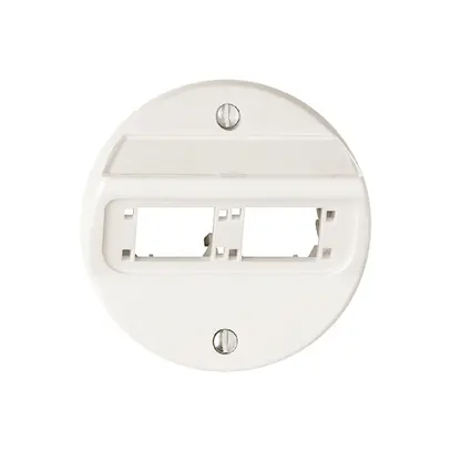 UP-Montageset freenet für 2×RJ45 weiss ohne Einsatz 