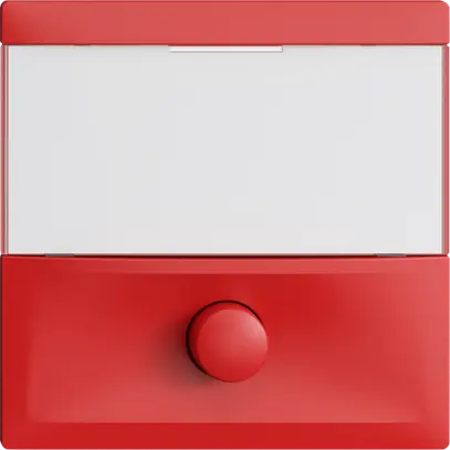 Poussoir avec porte-étiquette EDIZIOdue berry 