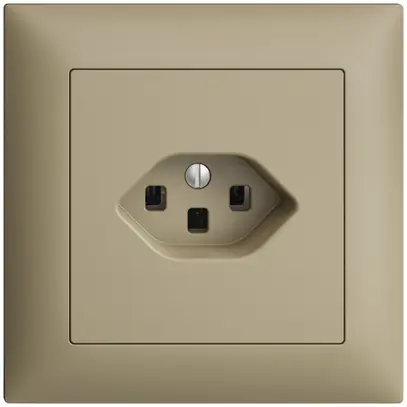 Prise ENC EDIZIOdue T23 16A sand, avec bornes enf. 