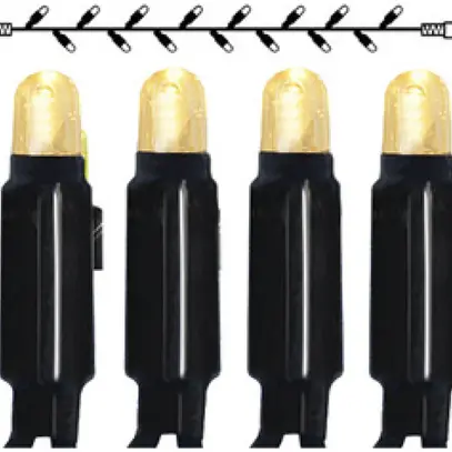 Ghirlanda luminosa System 24 Extra, 10m, nero, 2.1W, 98 LED, bianco caldo 