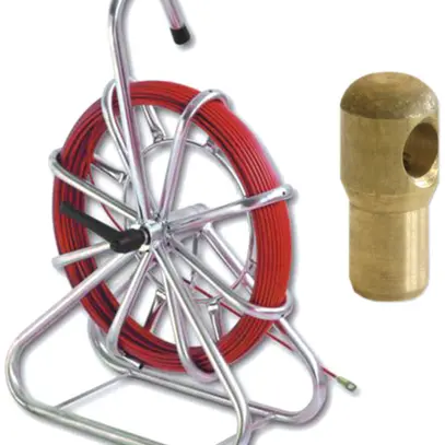 Apparecchio tira-cavi PLICA 45V Fiberroll 80m 