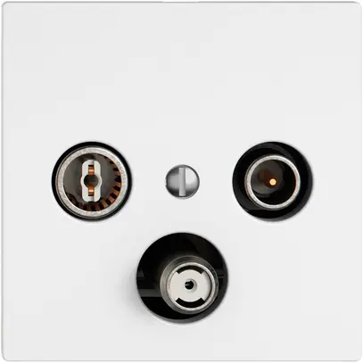 Presa antenna TV-R-SAT EDIZIO.liv SNAPFIX® DB53 presa di derivazione bi 