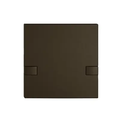 Pulsante 1/1 EDIZIO.liv SNAPFIX® p.KNX&UNI s.LED 2×comando semplice ma 