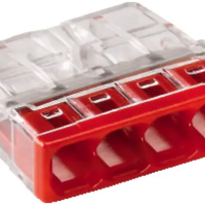 Klemme WAGO 4L 0.5…2.5mm² 24A Dosenklemme COMPACT 450V 