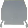 Placca d'estremita DIN35 grigio per 38300 
