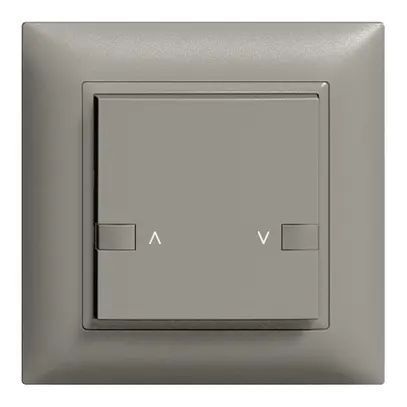 Tasto INC ZEP 1c/1t motore stazione principale EDIZIOdue grigio scuro 