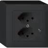 Prise AP kallysto 2×T13/1 noir 