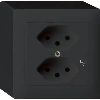 Presa AP kallysto 2×T13/1 nero 