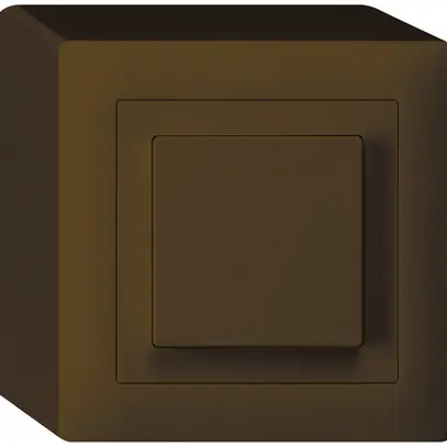 Interruttore puls.AP EDIZIOdue 3/1L marrone 
