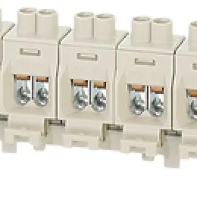 Bornier Hensel DK KS 10 5×16mm² 2 conducteurs/pôle 