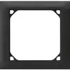 Telaio di copertura kallysto 80×100mm da avvitare nero 