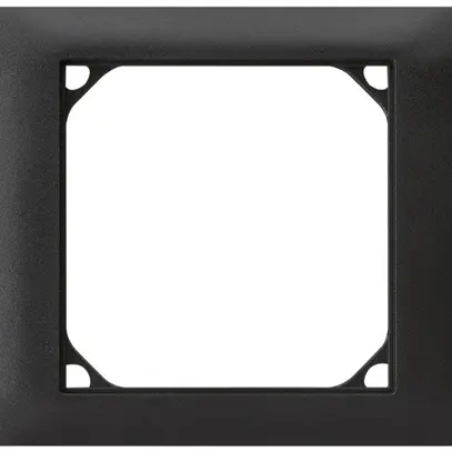 Cadre de recouvrement kallysto 80×100mm à visser noir 