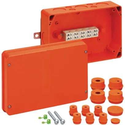 Boîte de dérivation AP Demelectric WKE 5-Duo E90 5×10mm² 256×171×106mm 