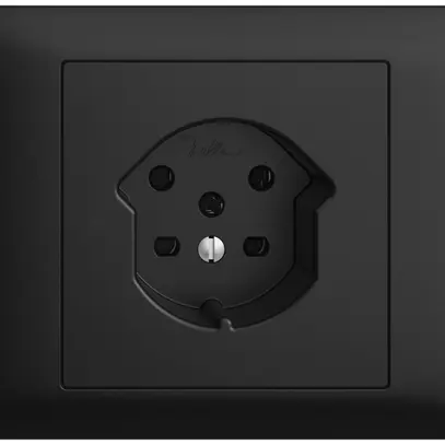 Prise INC EDIZIOdue BKE T15 noir 