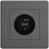 Termostato ambiente INC EDIZIO.liv SNAPFIX® 230VAC 4…30°C 96×96mm grs 