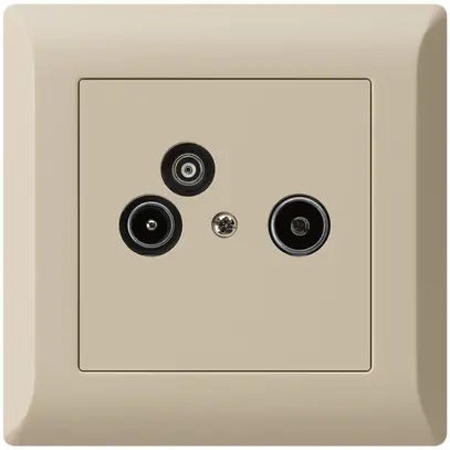 Prise pour antenne ENC R/TV/données kallysto.line 2GHz 14db beige 