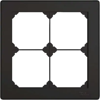 En-tête ENC EDIZIO.liv SNAPFIX® 2×2 pour combinaisons au choix noir 