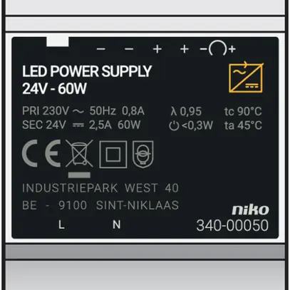 Alimentazione AMD Niko NHC 24V 2.5A 60W 