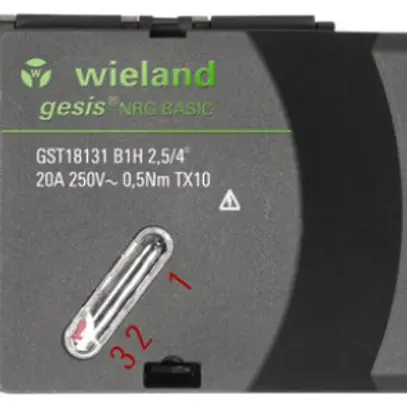 Adattatore cavo piatto Wieland gesis NRG con GST18i3, nero 