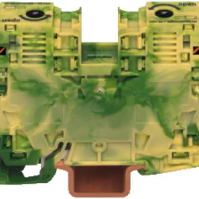 Borne de passage WAGO 2L 35mm² vert/jaune 