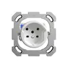 UP-Steckdose FH T15 weiss, mit Steckklemmen 
