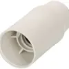 Douille E14 matière synthétique M10×1 blanc lisse 