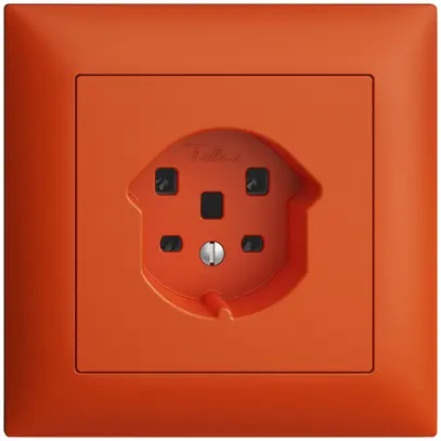 UP-Steckdose EDIZIOdue T25 16A orange, Schraubklemmen 